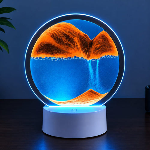 3D Liquid Motion Lamp – Ocean Wave Sand Art Night Light