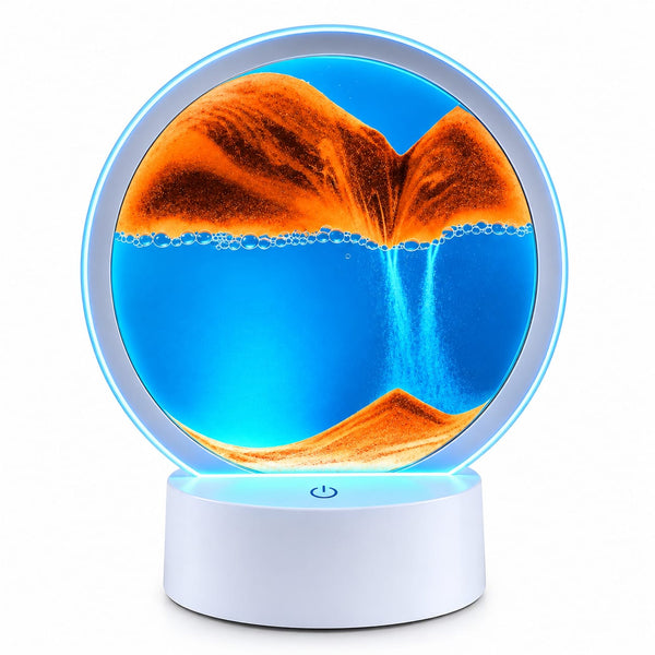 3D Liquid Motion Lamp – Ocean Wave Sand Art Night Light