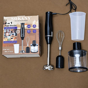 3-in-1 Hand Blender Set – Immersion Blender.