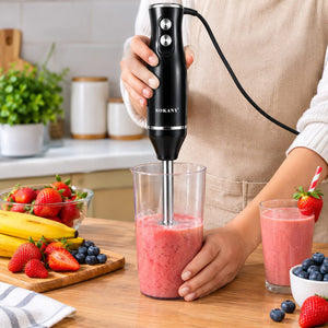 3-in-1 Hand Blender Set – Immersion Blender.