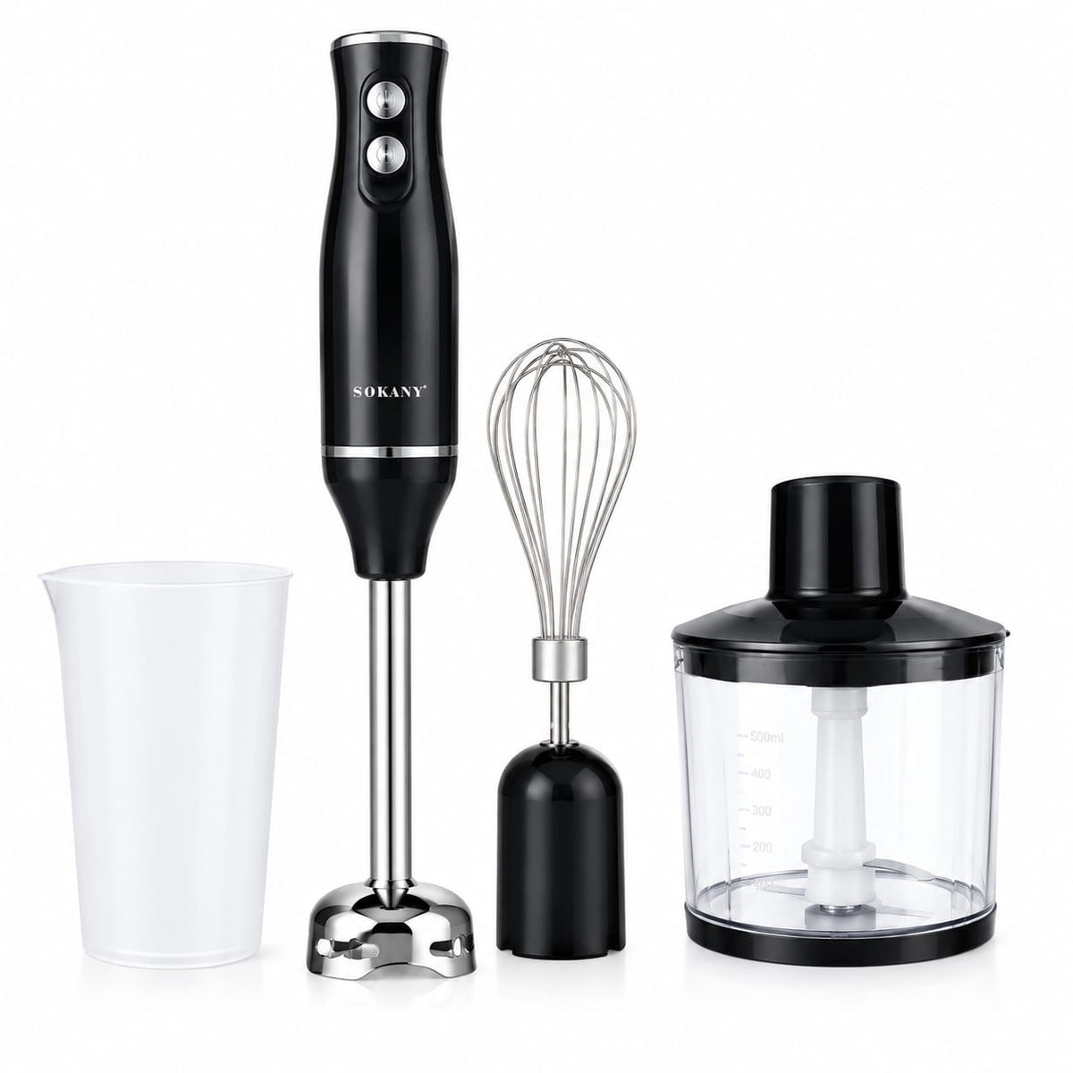 3-in-1 Hand Blender Set – Immersion Blender.