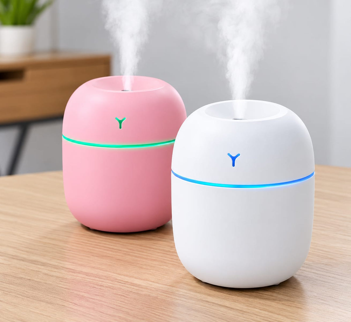 Mini Aroma Diffuser – LED Ultrasonic Air Humidifier
