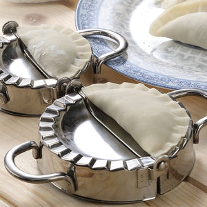 Stainless Steel Dumpling & Samosa Maker – Easy Dough Press & Mould