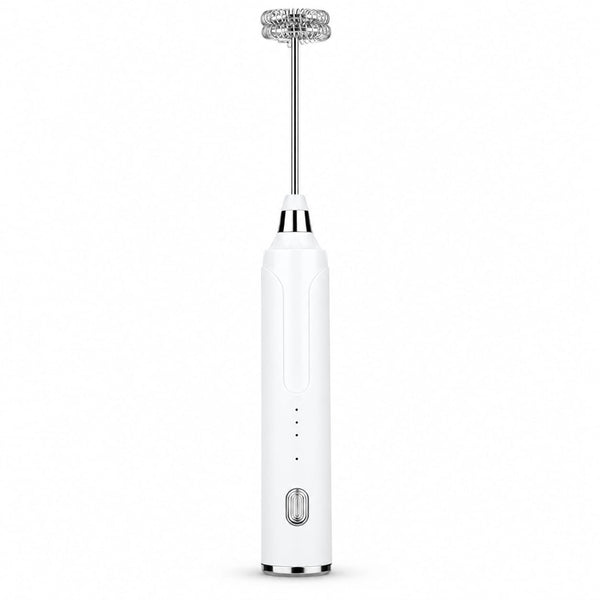 Electric Milk Frother & Coffee Whisk – Handheld Automatic Foam Maker