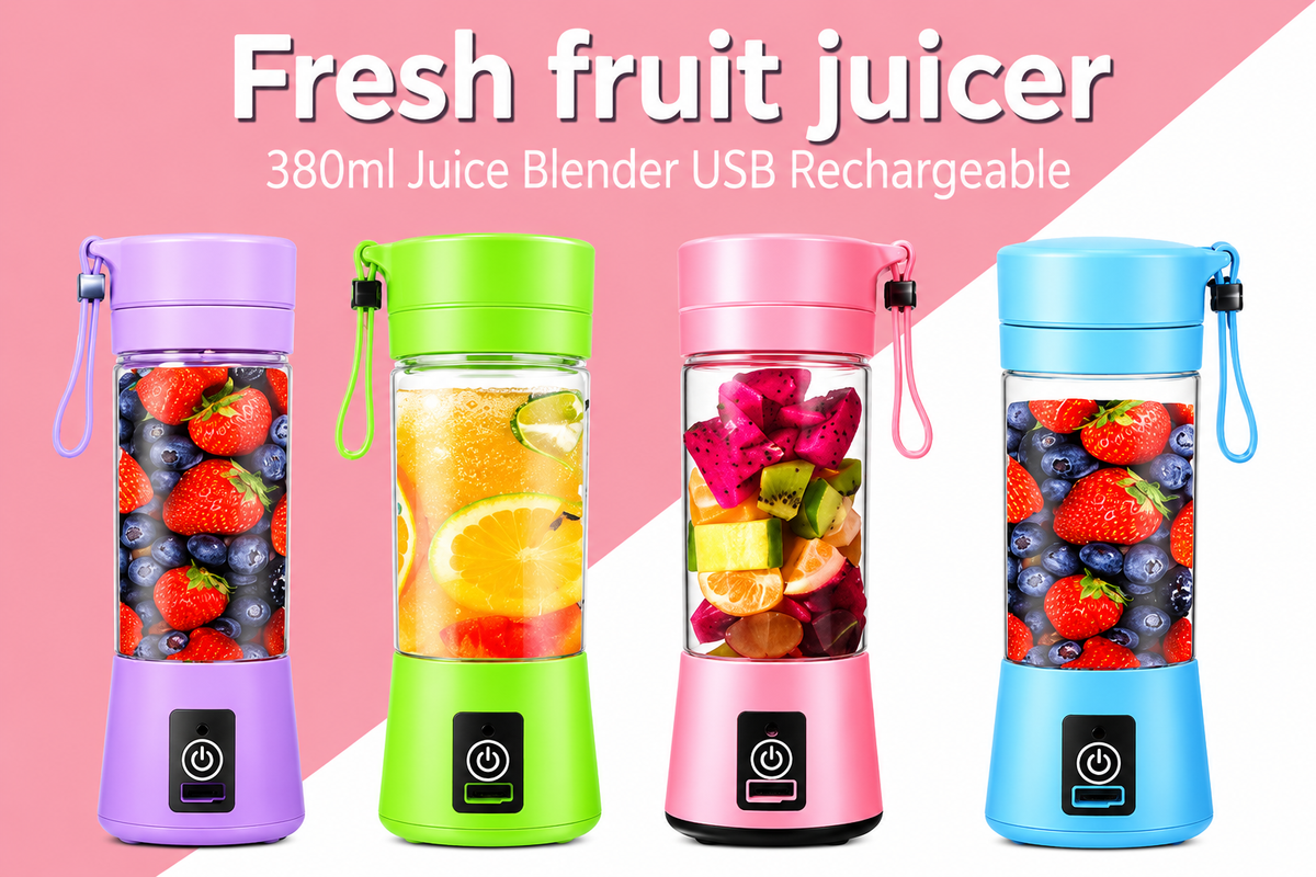 BlendRush Portable Smoothie Blender – Rechargeable Personal Blender