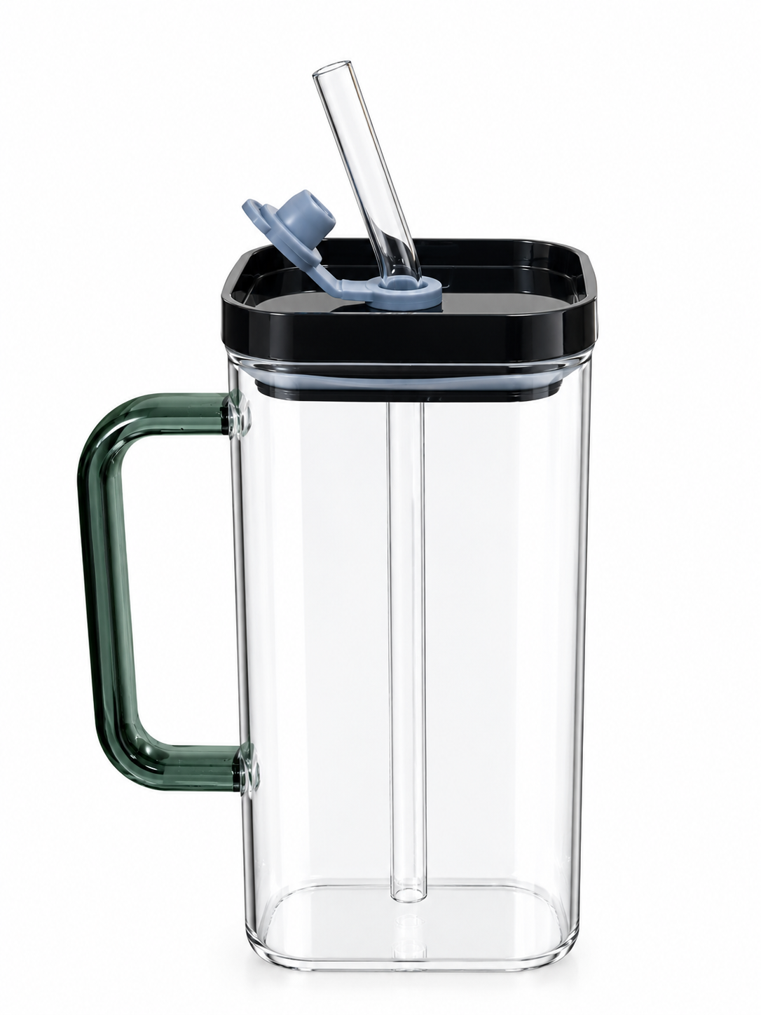 Glass Sipper Bottle – Stylish Reusable Water Bottle