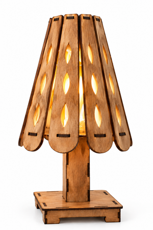 Wooden Night Lamp – Stylish Decorative Table Light