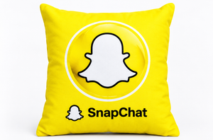 Snapchat Pillow – Cute Decorative Throw Pillow