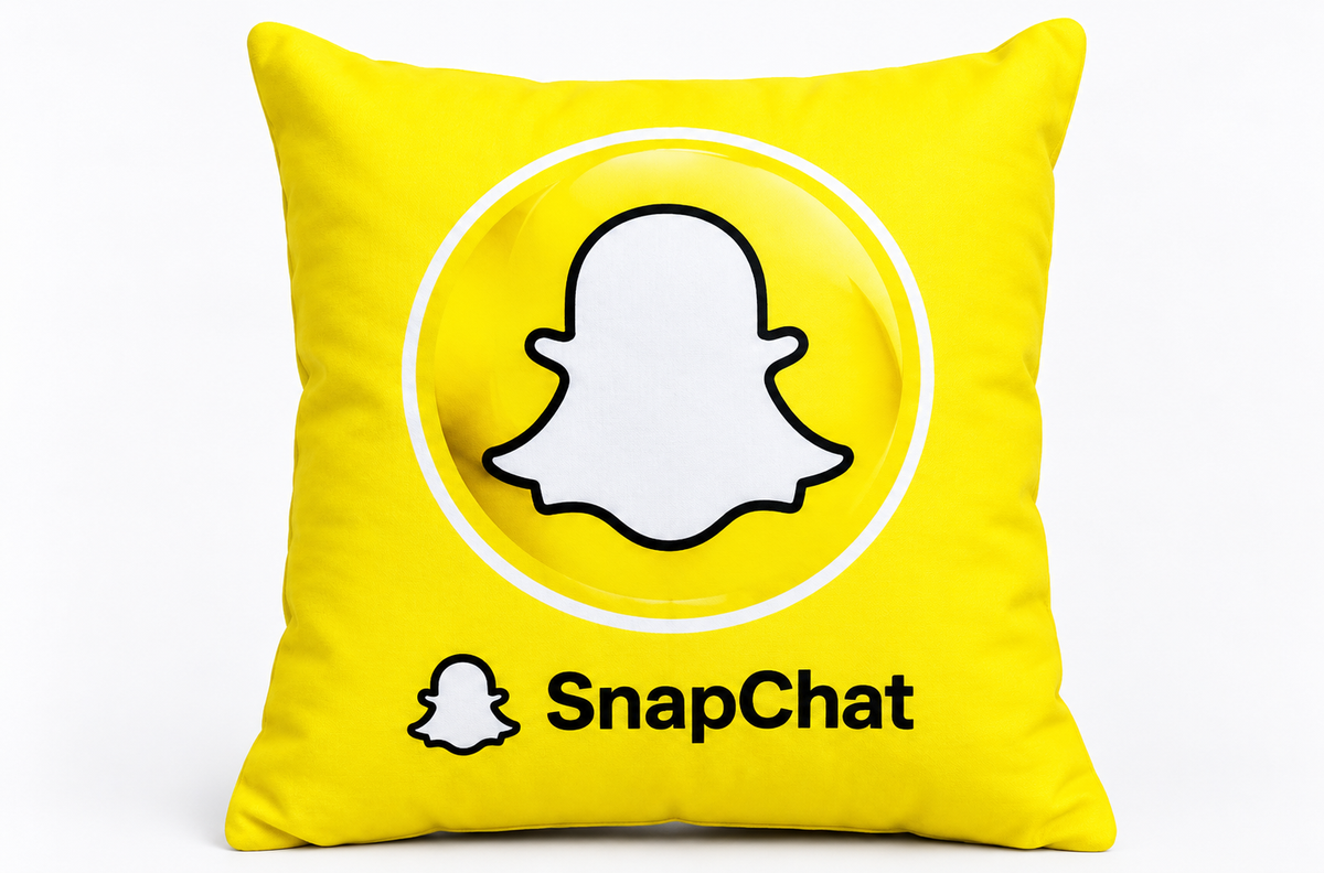 Snapchat Pillow – Cute Decorative Throw Pillow