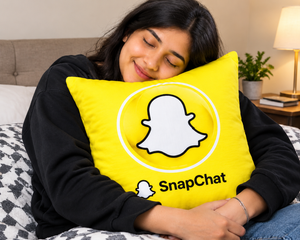 Snapchat Pillow – Cute Decorative Throw Pillow