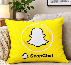 Snapchat Pillow – Cute Decorative Throw Pillow